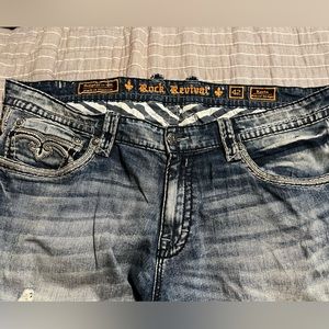 Rock Revival Kevin Relaxed straight jeans size 42 x